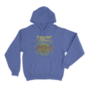Frozen Soul Horror Beast Unisex Hoodie Blue
