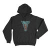 Spiked Death Unisex Hoodie Black