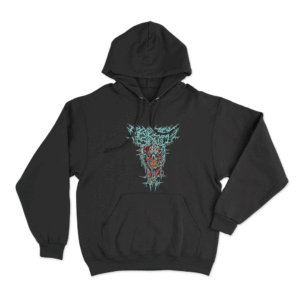 Spiked Death Unisex Hoodie Black
