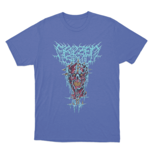 Spiked Death Unisex T Shirt Blue
